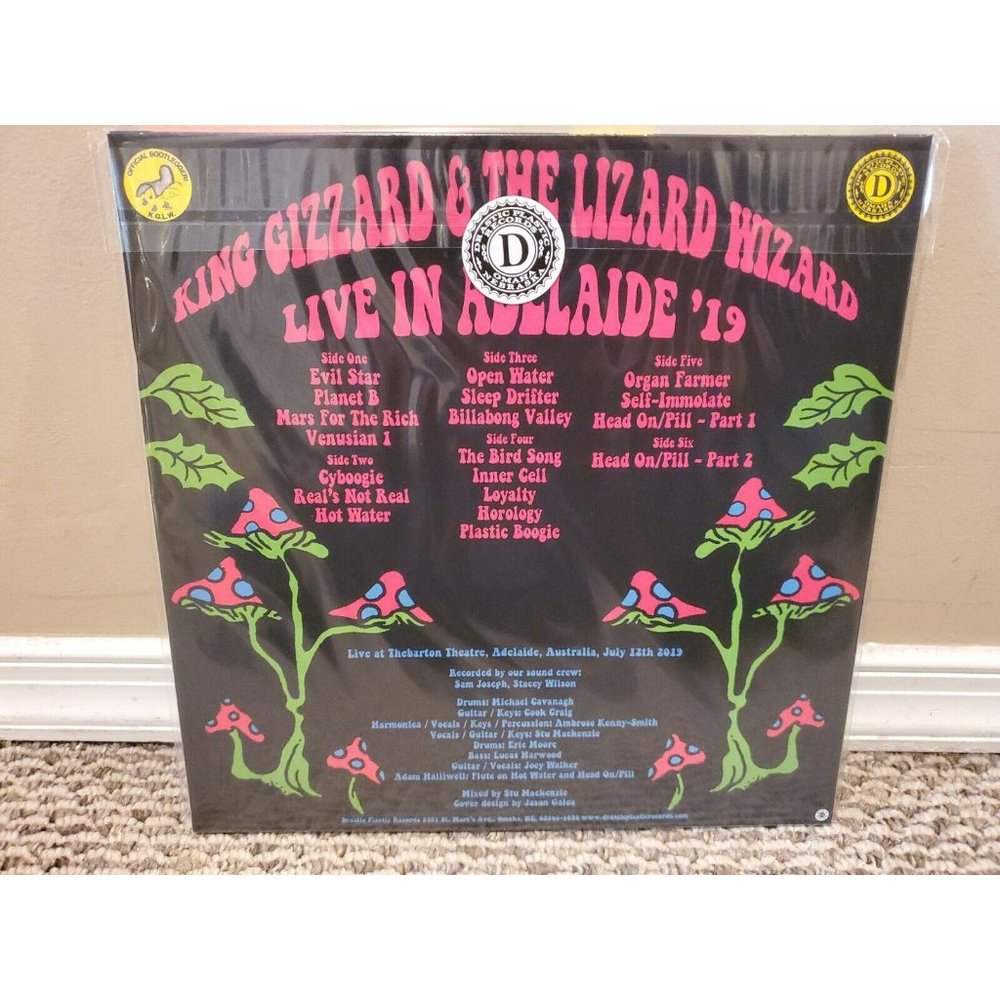 Live in Adelaide '19 by King Gizzard and the Lizard Wizard (Record, 2021) New - Picture 3 of 4